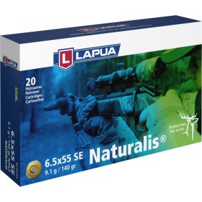 Lapua Naturalis *Blyfri* 6,5x55 - 9,1 g / 140 gr - ske  20 stk
